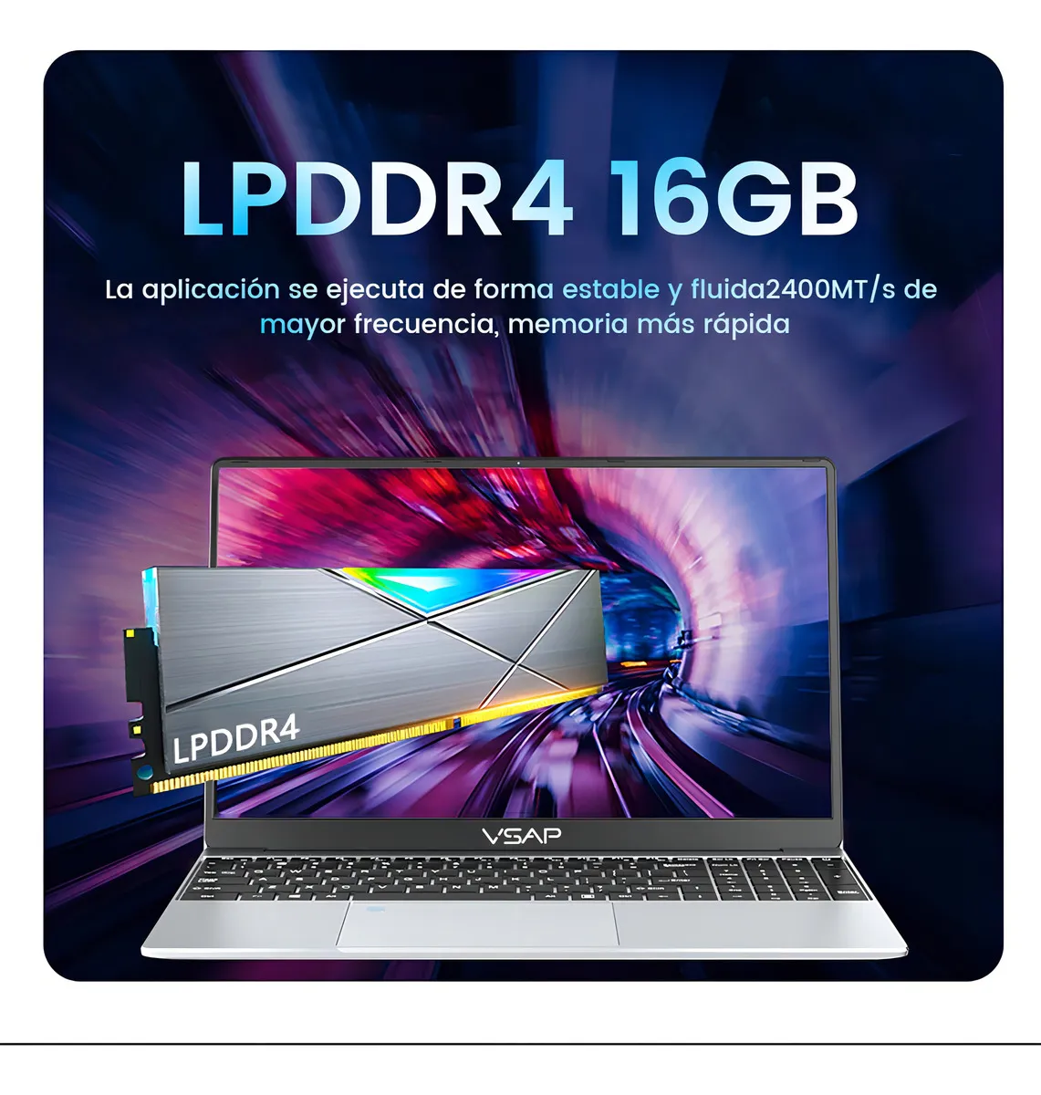 Laptop Intel Celeron 2 en 1 Notebook DDR4 16 GB RAM 512 GB SSD 15.6' Plateado 1920 px x 1080 px Windows 11