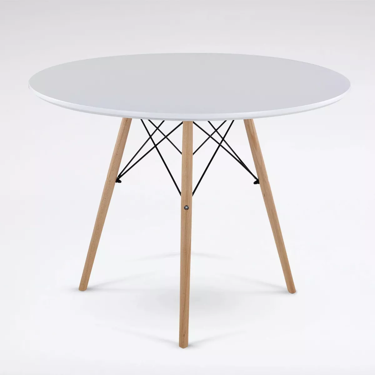 Mesa Comedor Redonda Eames Minimalista Desayunador