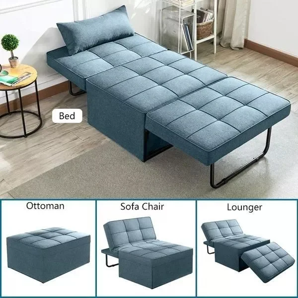 CAMA DE INVITADOS PLEGABLE MULTIFUNCI&Oacute;N LINO 4 EN 1