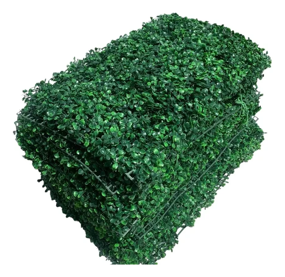 Follaje Verde Artificial Sint&eacute;ntico 20 Pz 60x40 Cm Para Muro