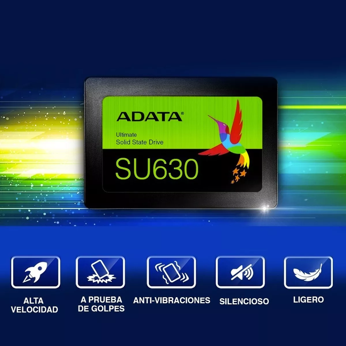 Adata Disco Duro Solido Ssd Sata Laptop Pc 240gb Su630