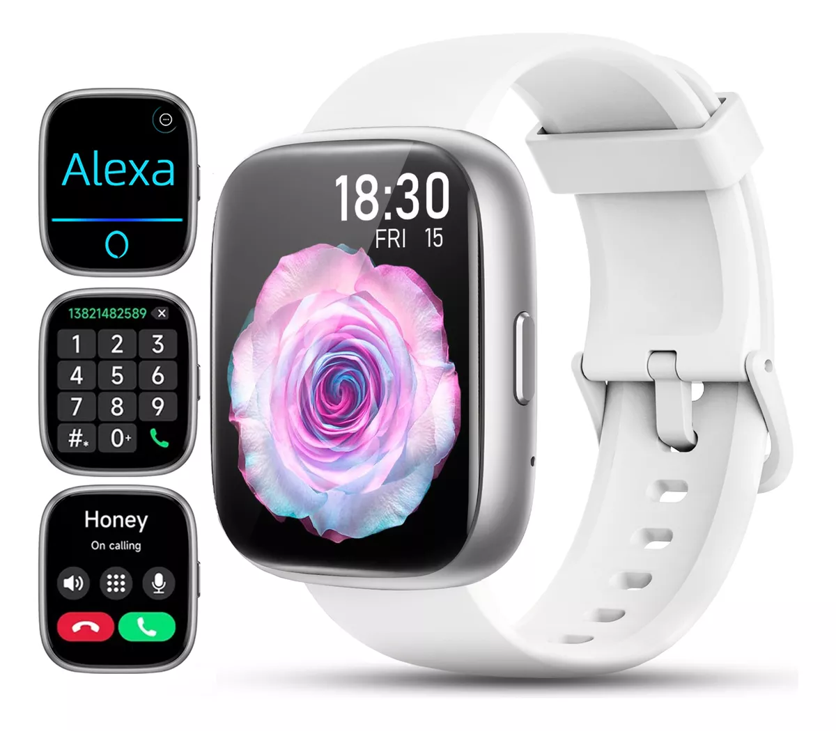 Reloj Inteligente 1.85'' Smartwatch Llamadas Bluetooth Alexa