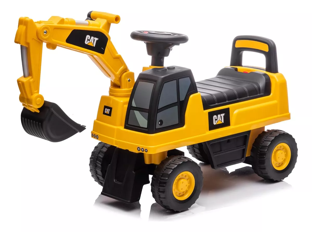 Cat Montable Excavadora Ni&ntilde;os Correpasillos Cami&oacute;n Juguete