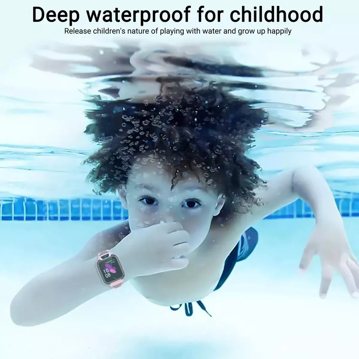 Smartwatch Reloj Inteligente Impermeable Con Sos Para Niños