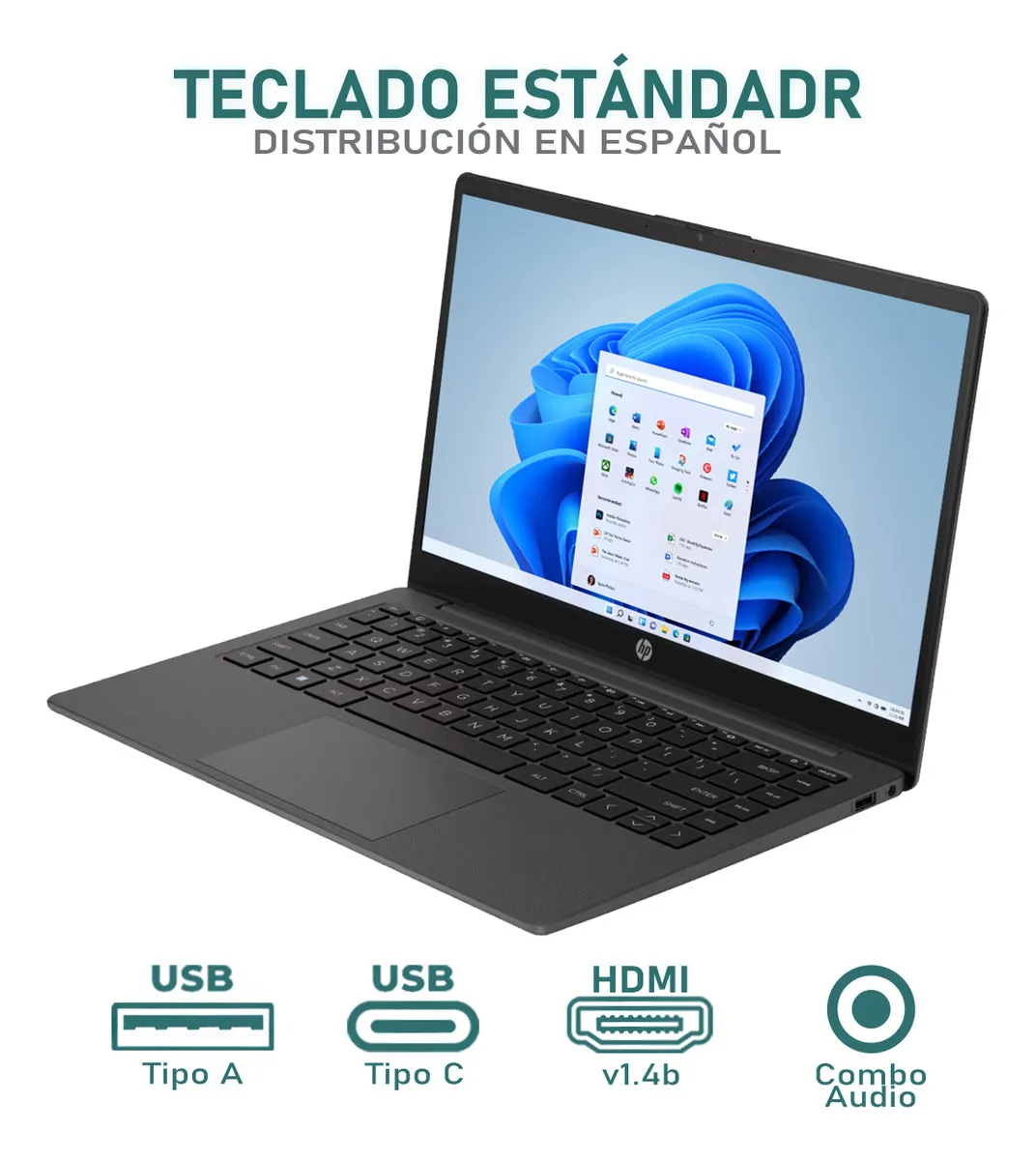 Laptop Hp 245 G10 Amd Ryzen 3 16gb Ram 256gb Ssd Windows 11 Mouse Dxt