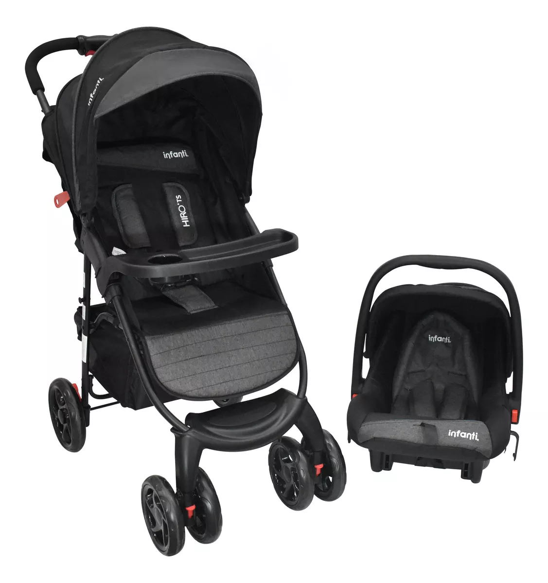 Carriola Para Beb&eacute; Travel System Hiro Infanti color Negro