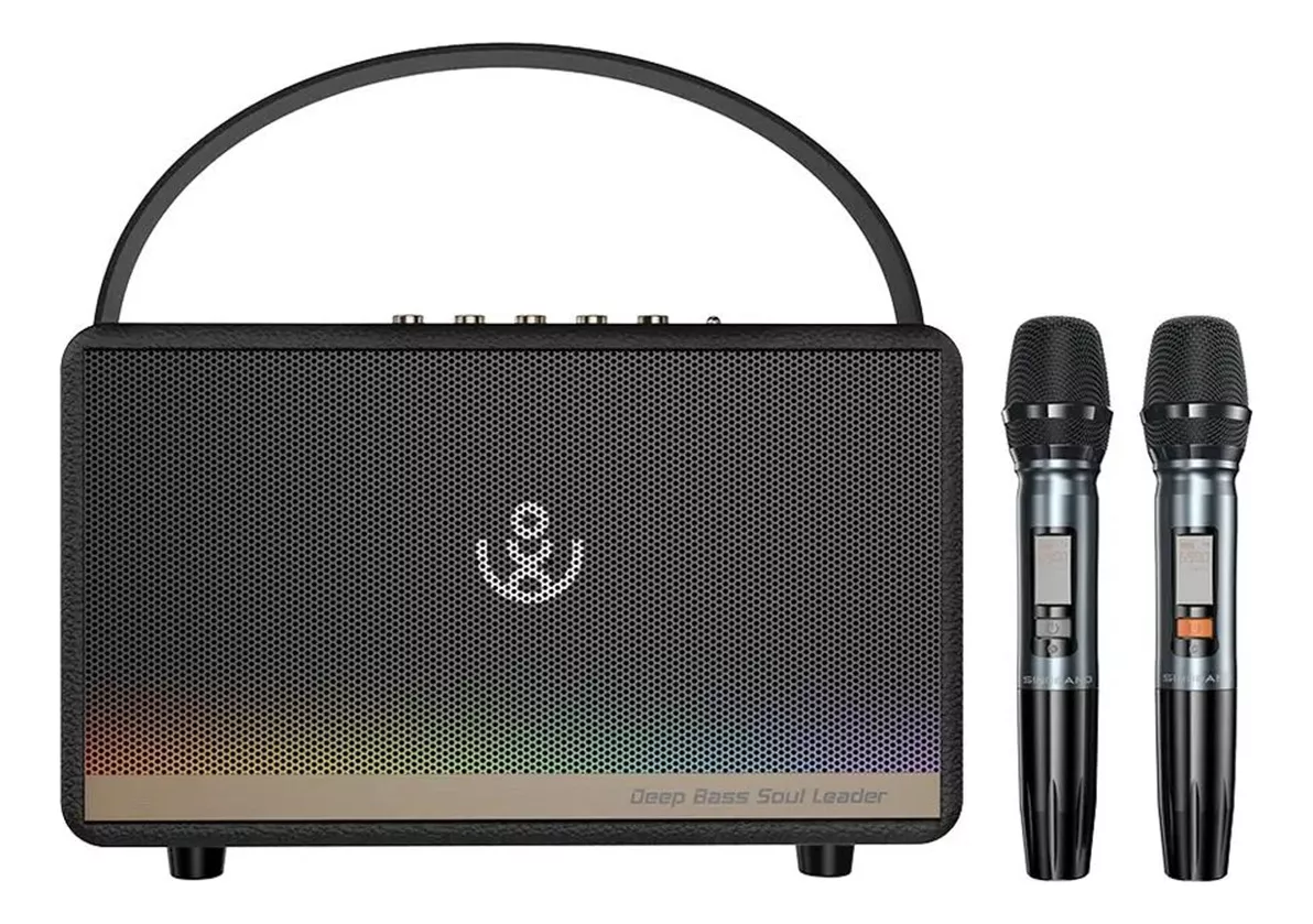 Bocina Bluetooth Xdobo Mirage 130w Con Micr&oacute;fonos Luz Rgb