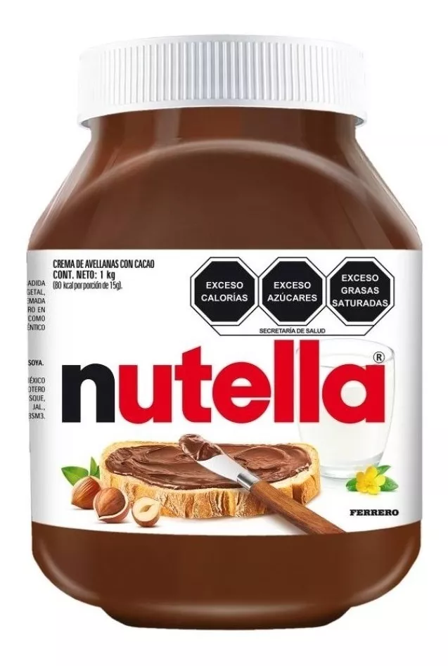 Nutella Crema De Avellanas Con Cacao Tarro De 1 Kg Chocolate