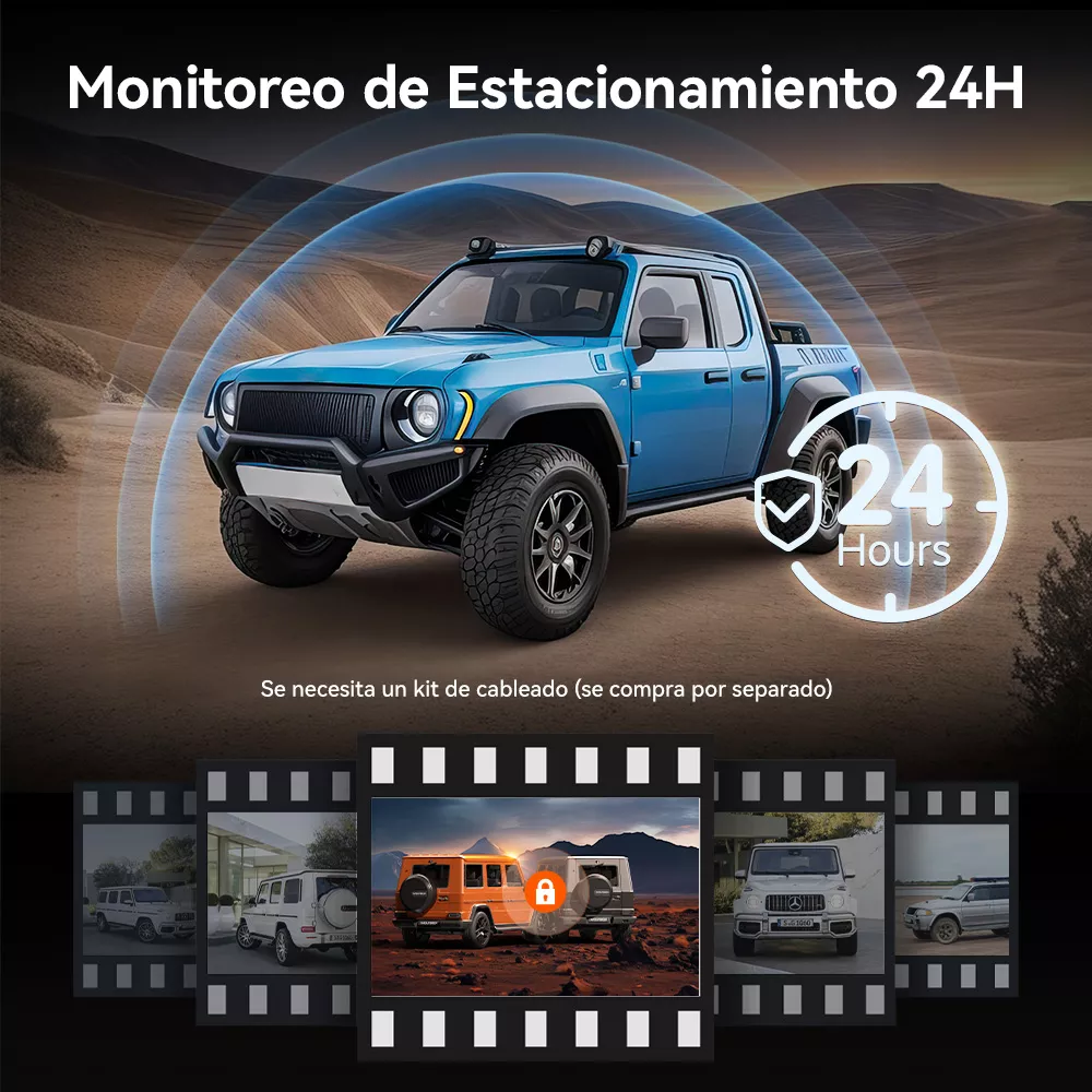 Wolfbox Cámara Para Automóvil G850 4k Hd Dashcam Gps