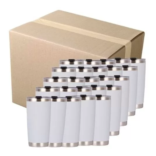 25 Vasos Termos Térmicos 20oz Acero Inoxidable Termosmayoreo