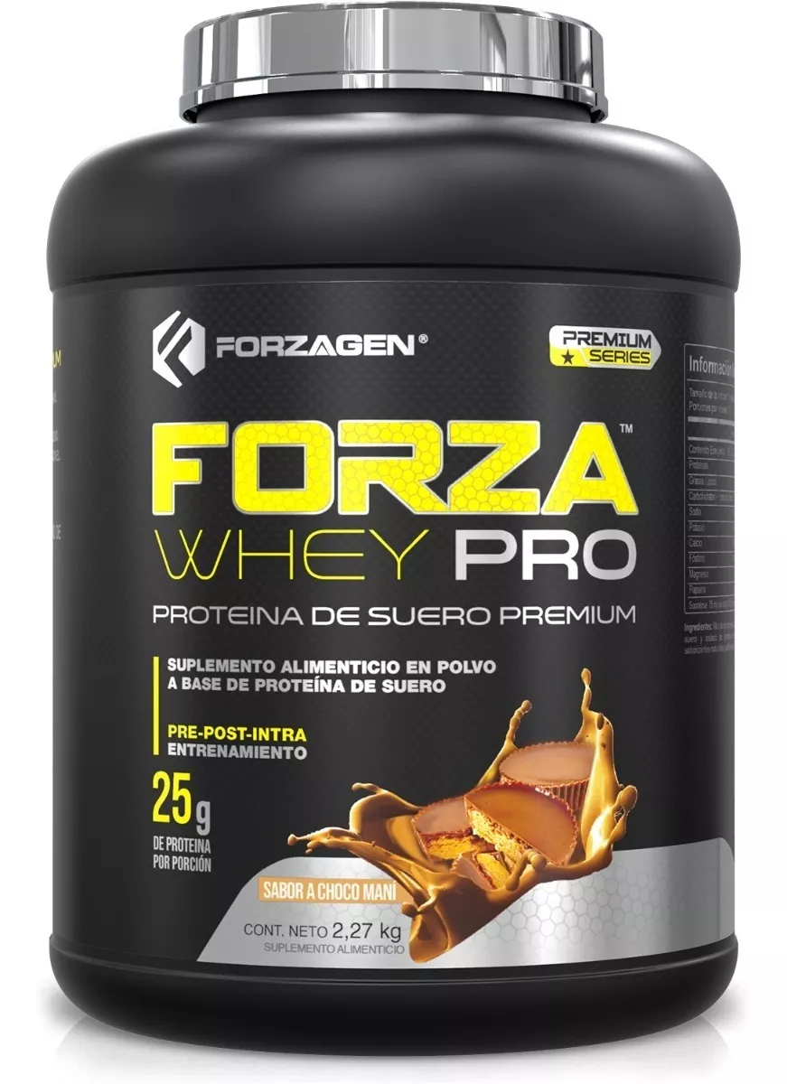 Forzagen Prote&iacute;na Forzawhey-pro 5lb | 100% Whey Protein Sabor Fresas Con Crema