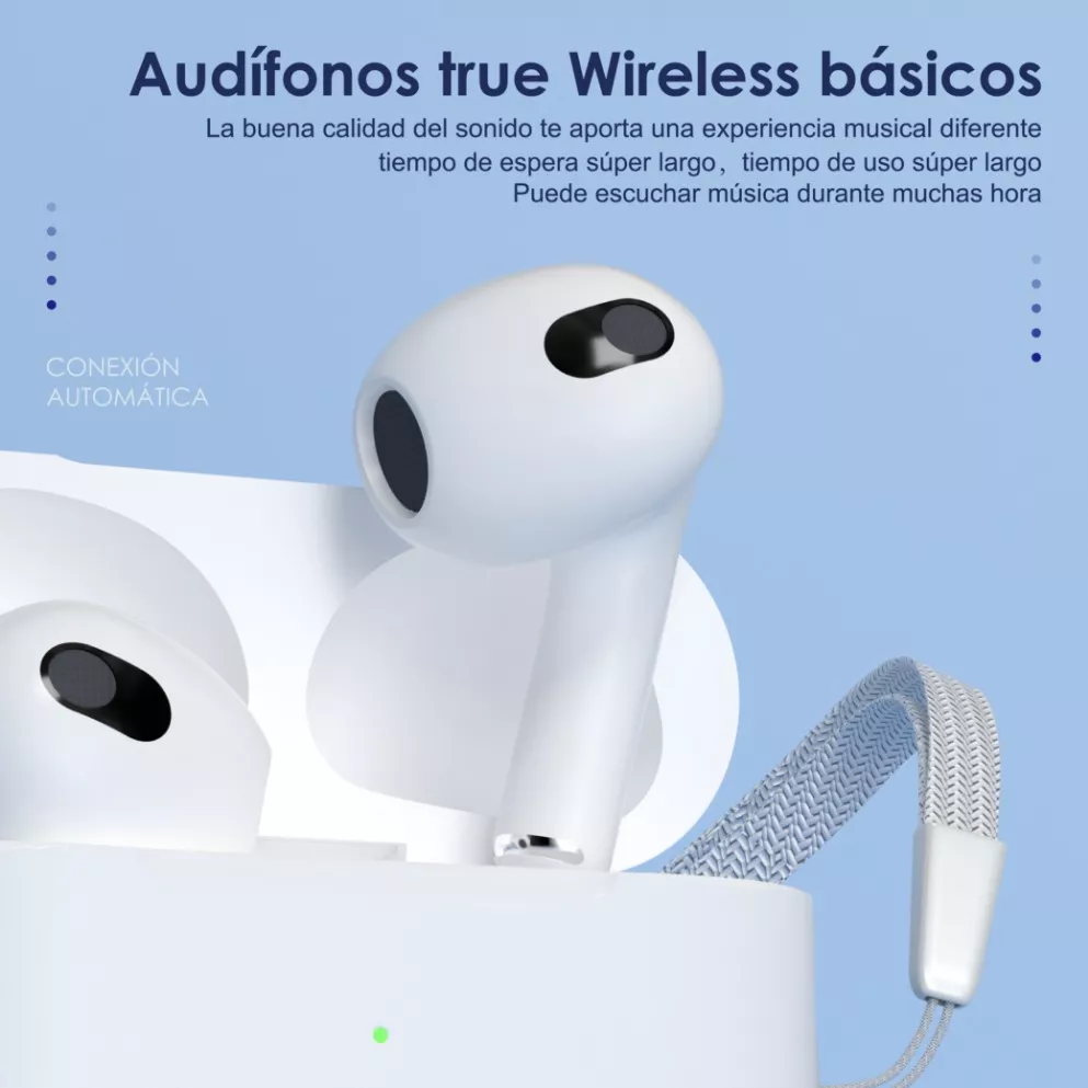 2 Pcs Audífonos Bluetooth Compatible iPhone Xiaomi Android
