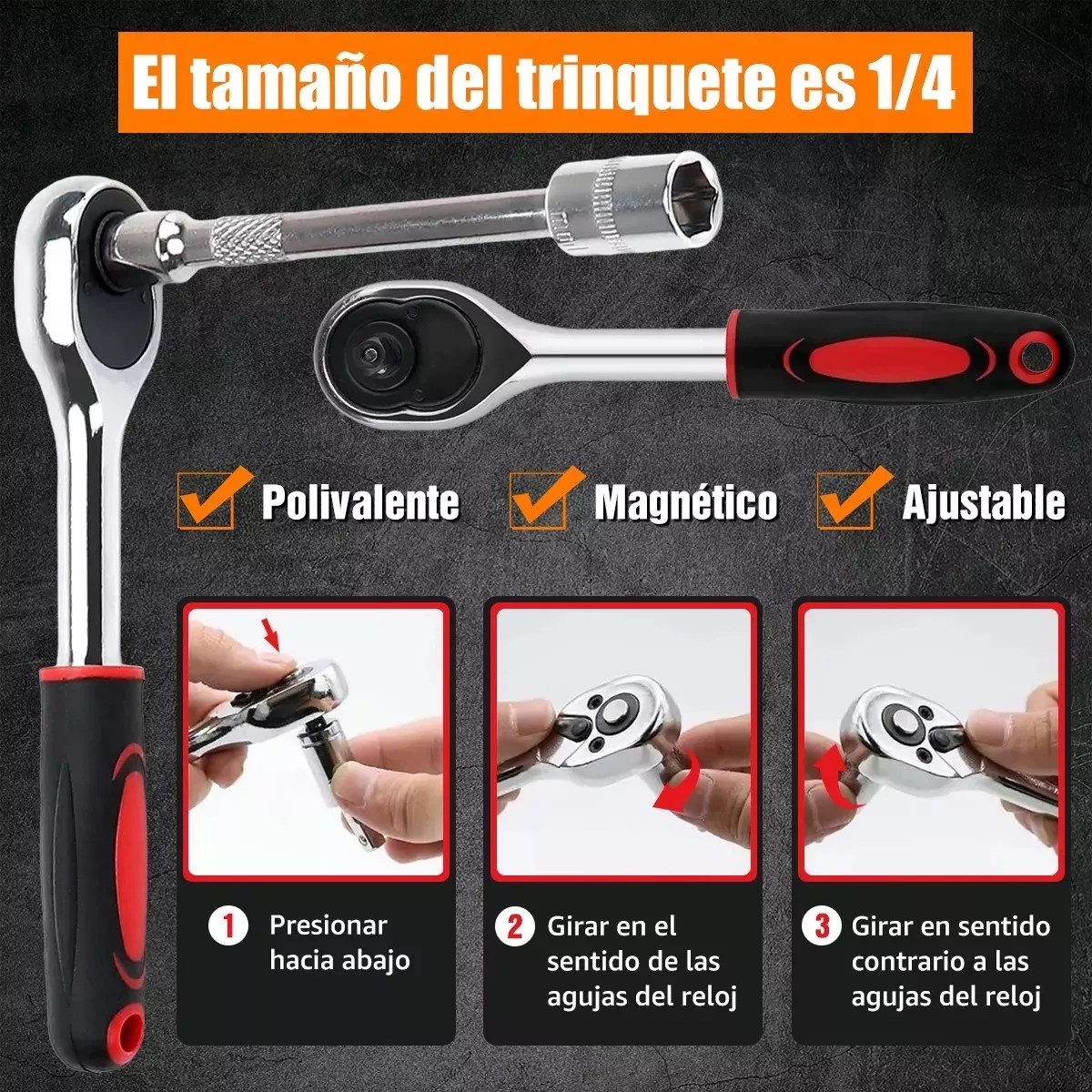 Juego De Herramientas Mecánicas Automóviles Combinados 53pcs