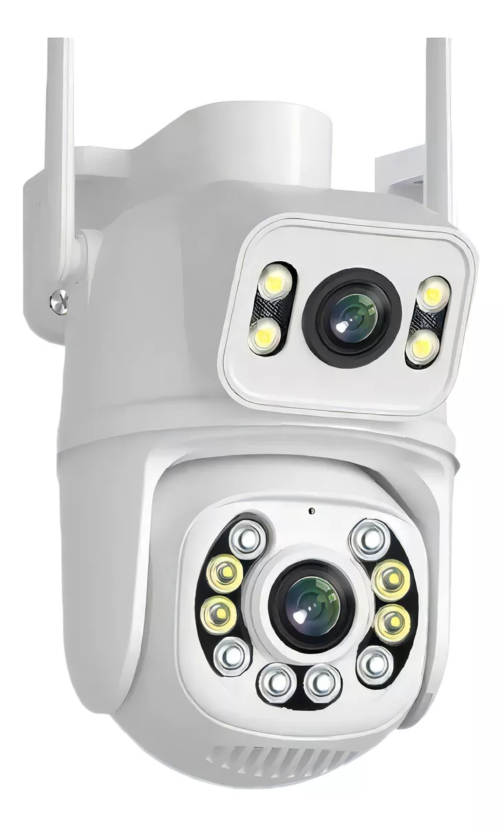 C&aacute;mara de seguridad ANBOLM BOA25 con resoluci&oacute;n de 8MP visi&oacute;n nocturna incluida blanca