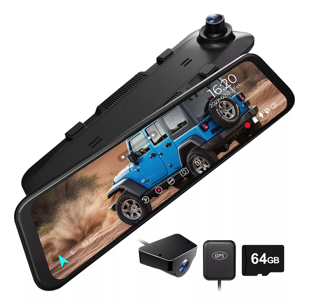Wolfbox C&aacute;mara Para Autom&oacute;vil G850 4k Hd Dashcam Gps