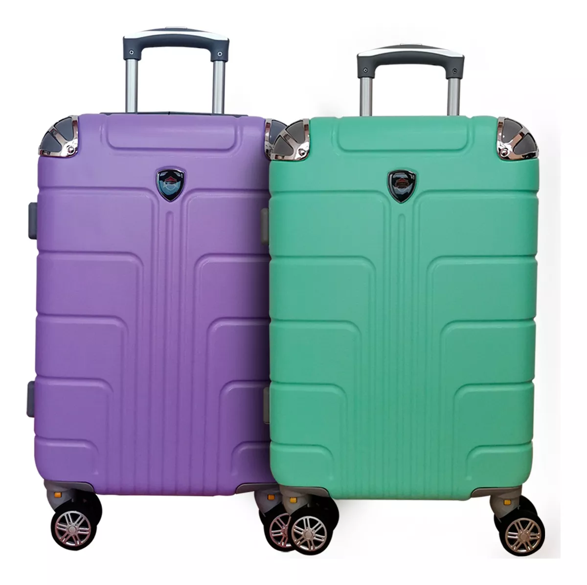 kit Viaje Maletas Avión 2pz 10kilos Ruedas 360 Set 20+20 Pul