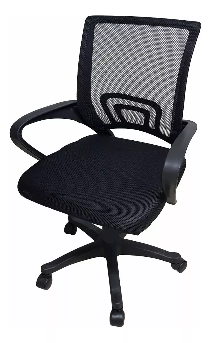 Silla De Oficina Ergonomica Mesh Negra Tipo Ejecutiva
