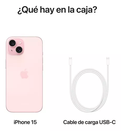 Apple iPhone 15 (128 GB)-Rosa