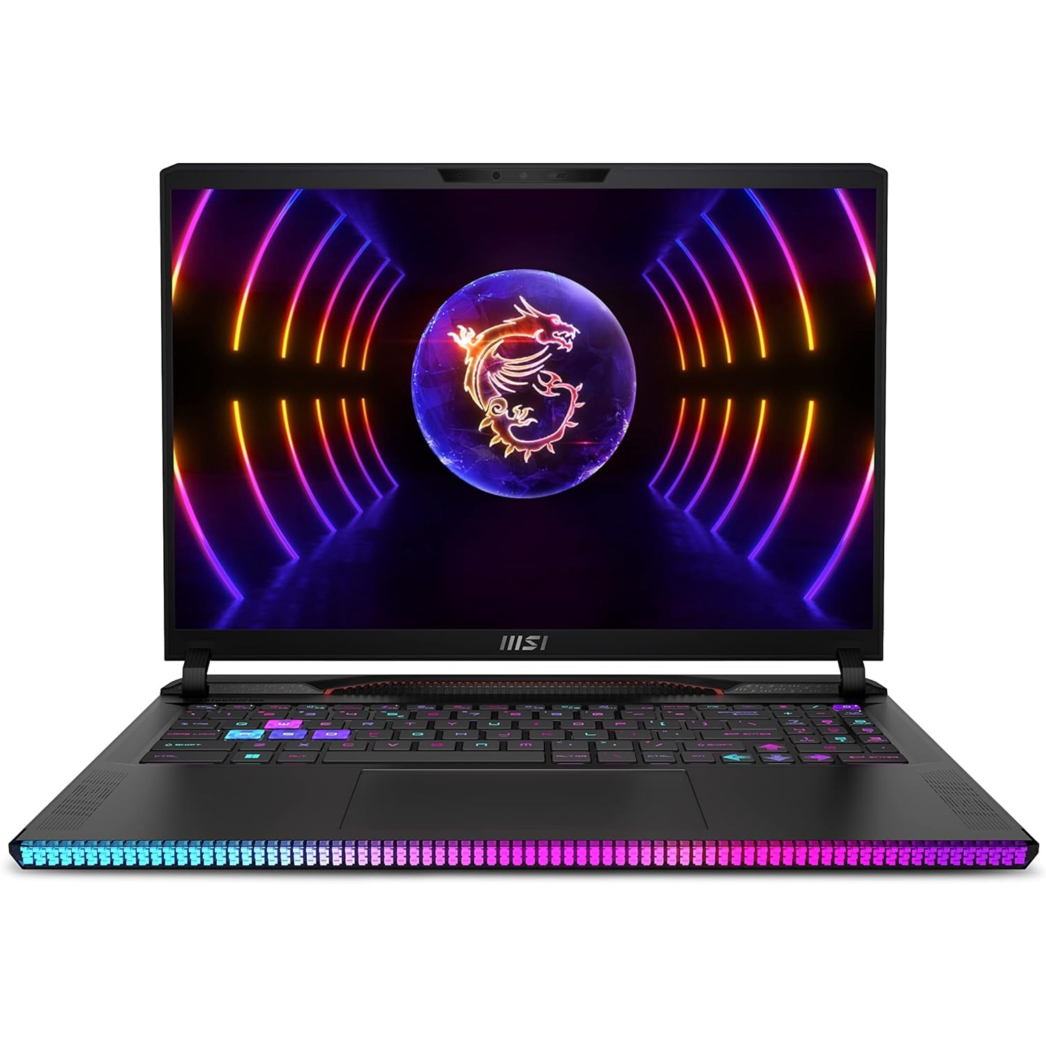 MSI Raider GE68HX Laptop Gaming, 16" FHD IPS 144Hz, Intel 24-core i9-13950HX, GeForce RTX 4060 8GB, 32GB RAM 1TB SSD, Retroiluminaci&oacute;n RGB, Thunderbolt4 USB-C, FHD Privacy Webcam, Win11 , Negro, con Licencia de por vida de Microsoft oficina