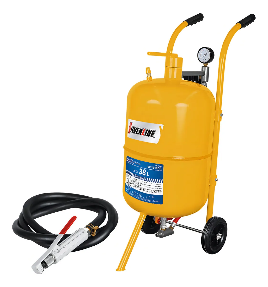 Equipo Para Sand Blaster Con Tanque 38 Litros 125 Psi