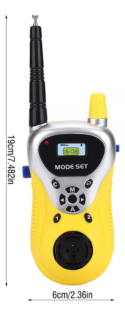 2pzs Walkie Talkie Electronica Juguetes Regalos Para Niños