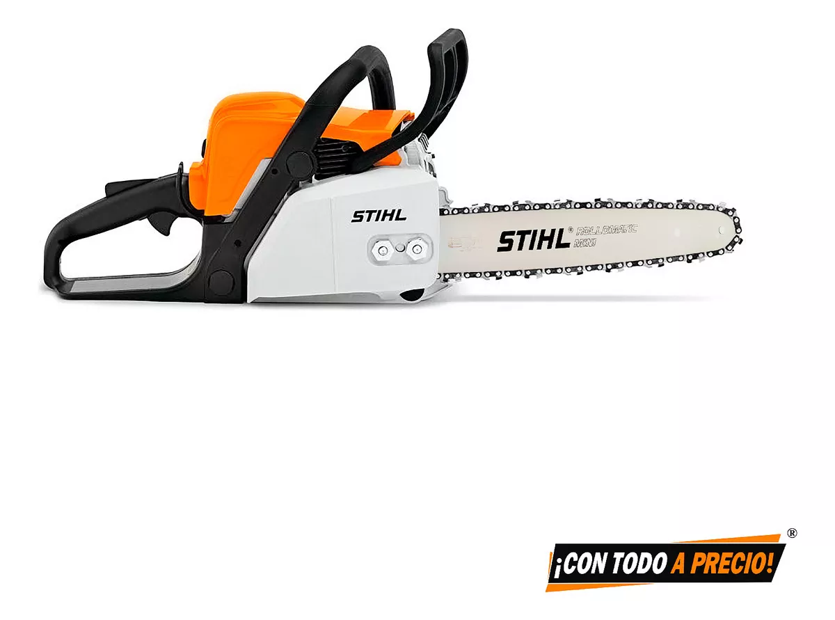 Motosierra a nafta Stihl MS 170 30.1cc naranja/blanco 1.7cv