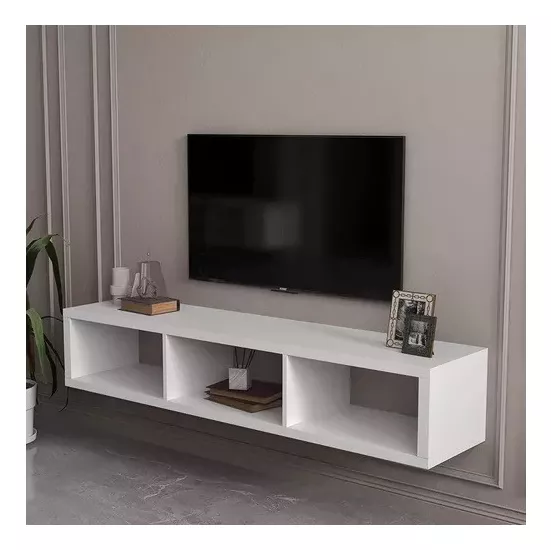 Mueble Para Tv Flotante 120 Minimalista Moderno120x23x24cm