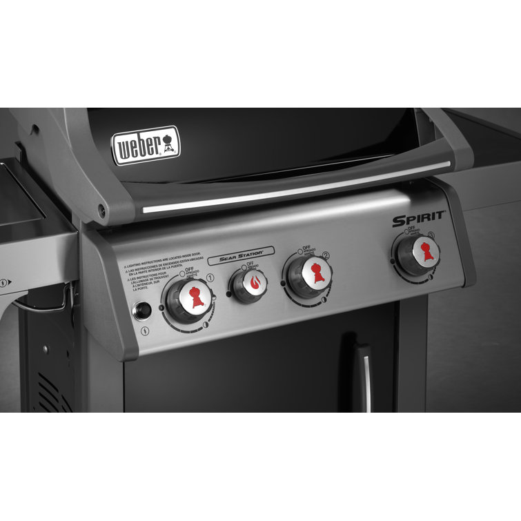 Weber Spirit E-330 Propano líquido, negro