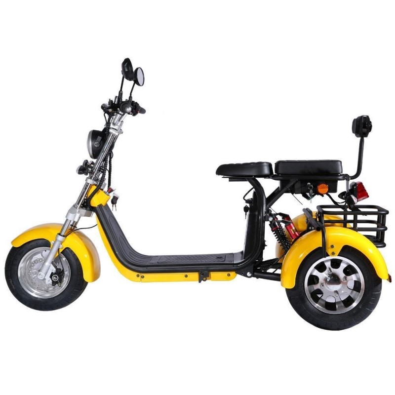 Motocicleta eléctrica de la vespa eléctrica adulta de 3 ruedas con el pasajero Seat