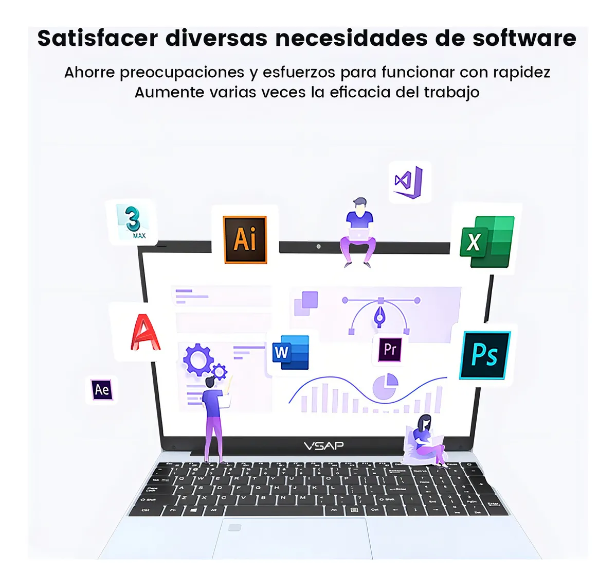 Laptop Intel Celeron 2 en 1 Notebook DDR4 16 GB RAM 512 GB SSD 15.6' Plateado 1920 px x 1080 px Windows 11