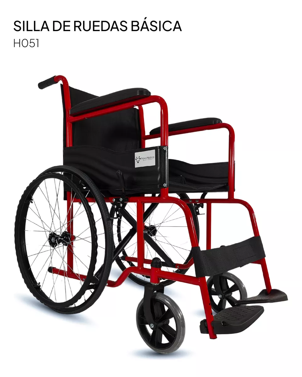 Silla De Ruedas Economica Adulto De Alta Resistencia 100 Kg