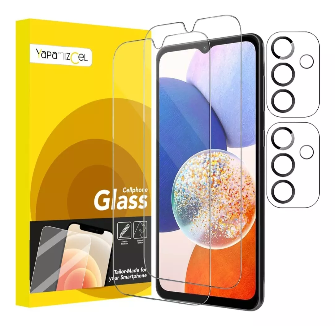 paquete 2 Unidades Mica Cristal Templado + 2 Micas Para Cámara