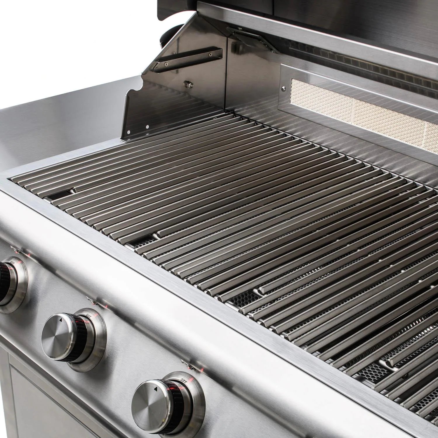 Blaze Premium LTE Parrilla de gas propano de 4 quemadores de 32 pulgadas con quemador infrarrojo trasero y luces de parrilla-BLZ-4LTE2-LP