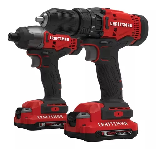 ⏰Venta de liquidación Taladro Atornillador + Atornillador De Impacto 20v Craftsman