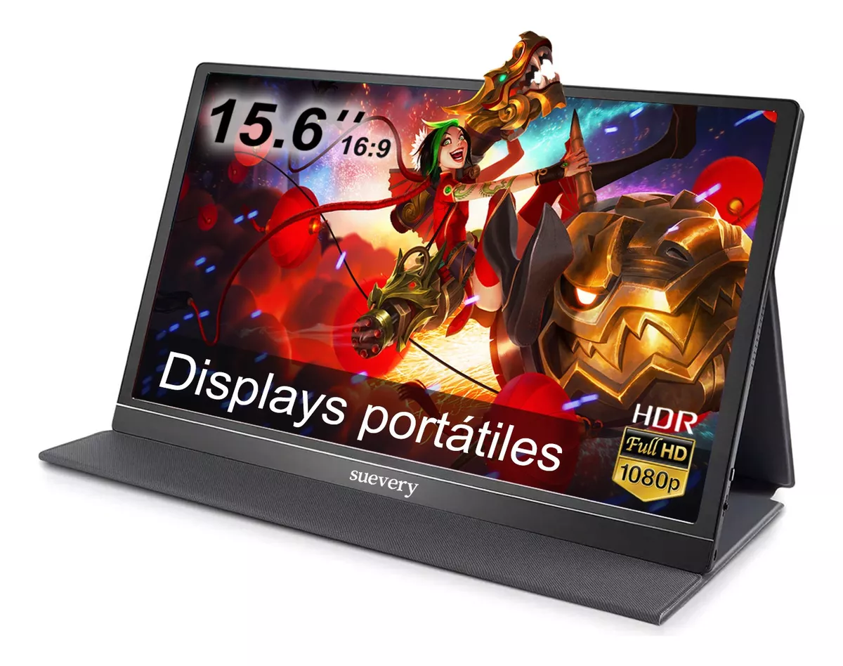 Monitor Port&aacute;til 15.6'' 1080p Pantallas Monitores Gamer