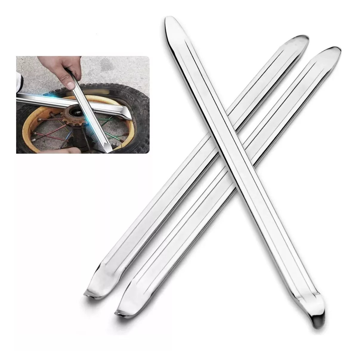 3 Pcs Espatulas 30/40cm Para Desmontar Llanta De Moto Auto