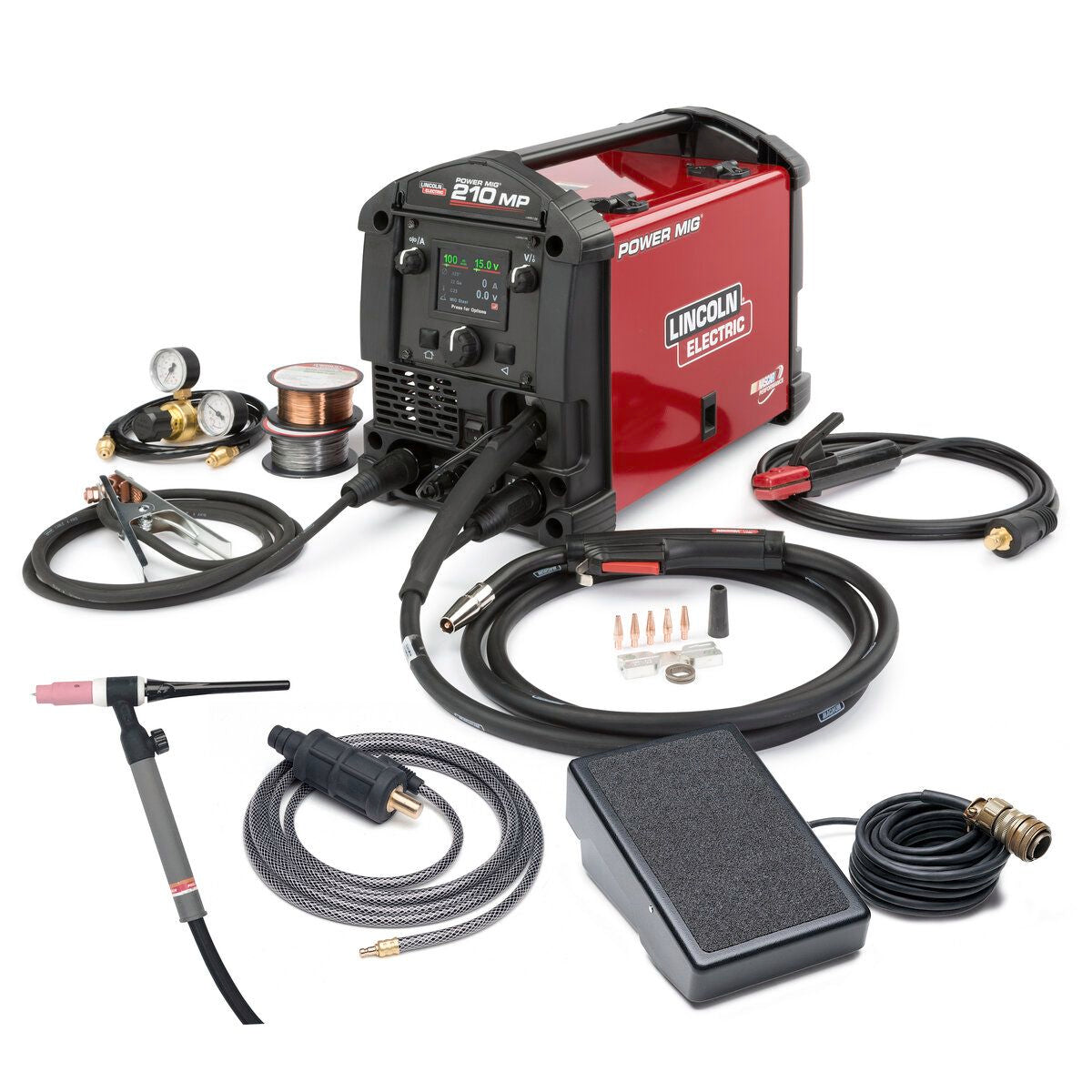 POWER MIG 210 MP Multi-Process Welder TIG One-Pak