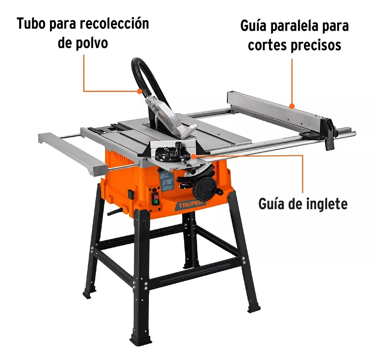 Sierra de mesa 10'' 2 1/2 HP Truper SME-10B 127 V