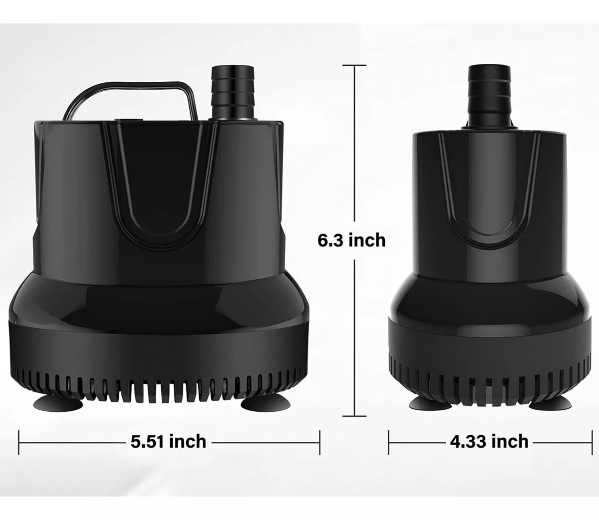 3.5m Bomba De Agua Sumergible Fuente Pecera Acuario 3500l/h