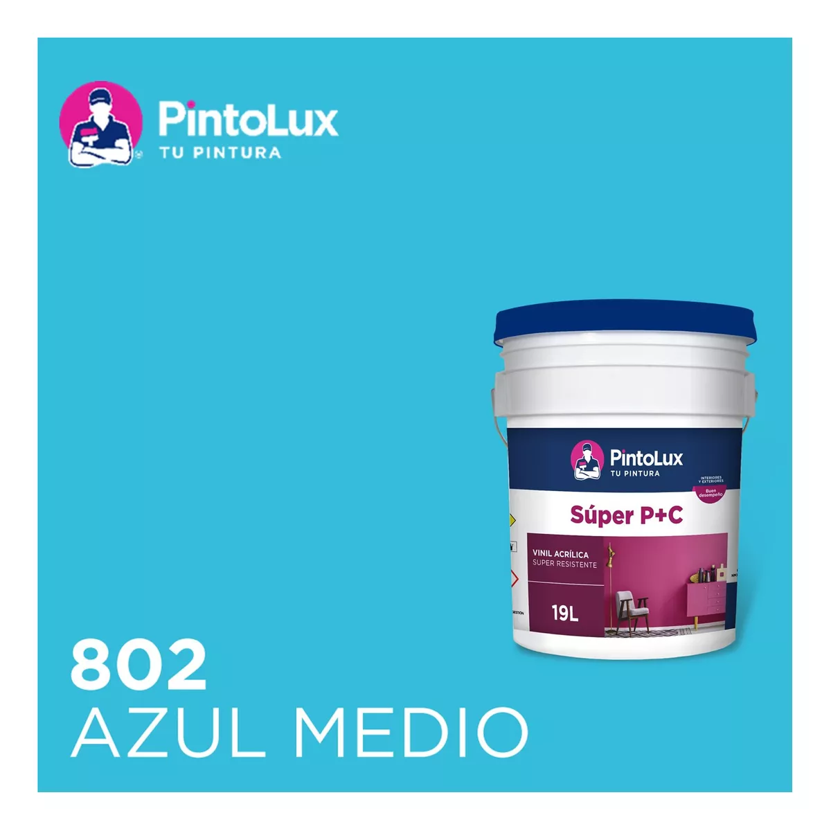 Pintura Pintolux Pc 19l Acrílica