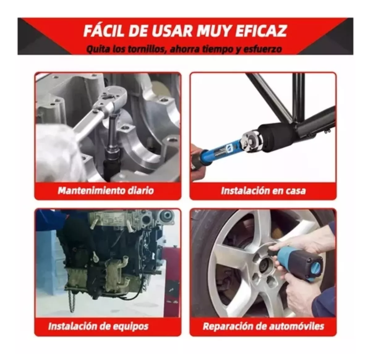Juego Dados De Impacto Industrial De 3/4 Pulgadas 8pc