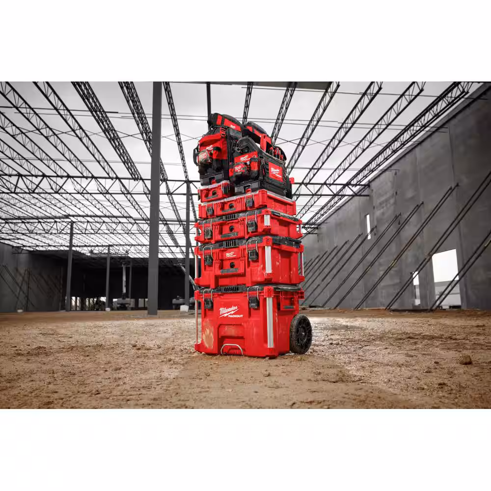 Milwaukee PACKOUT 22 in. Rolling Modular Tool Box Low Profile Handle 48-22-8427