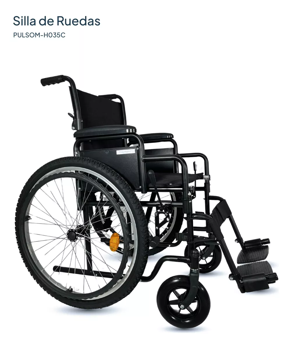 Silla De Ruedas Neumática De Lujo Todo Terreno Plegable