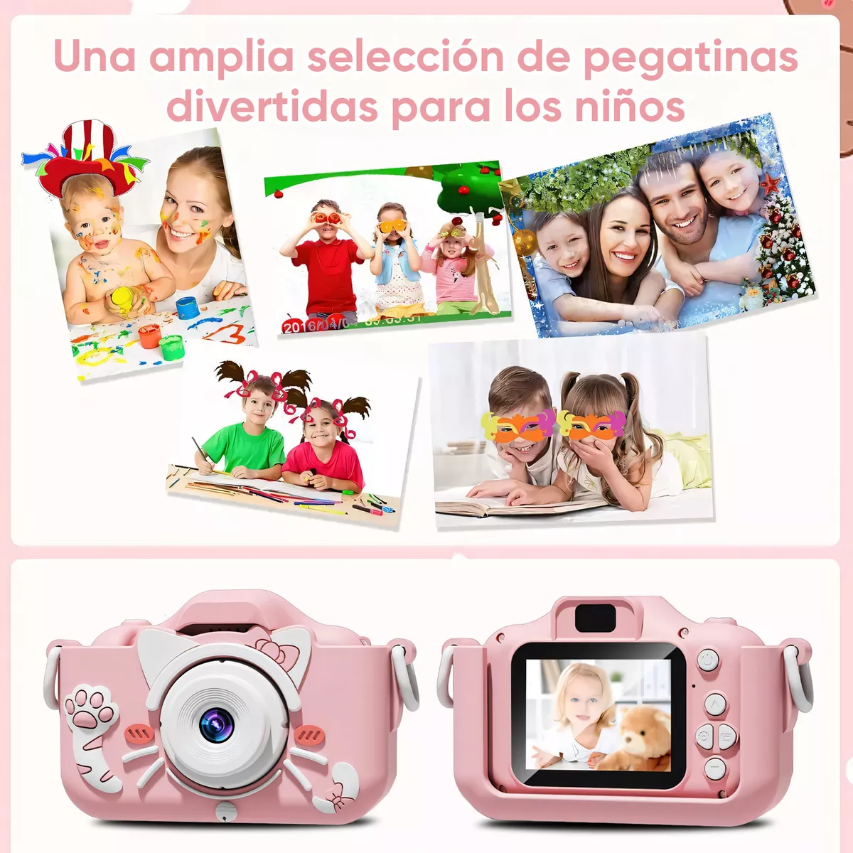 Cámara Digital Para Niños Video Regalo Jueguete C/tarjeta Sd