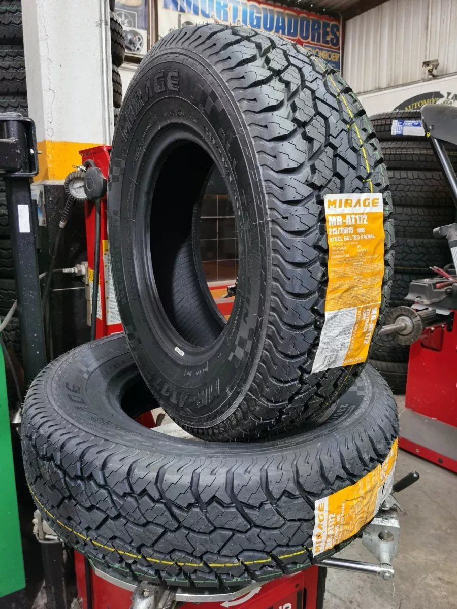 Paquete 2 Llantas 215/75 R15 Mirage Mr-at172 100s