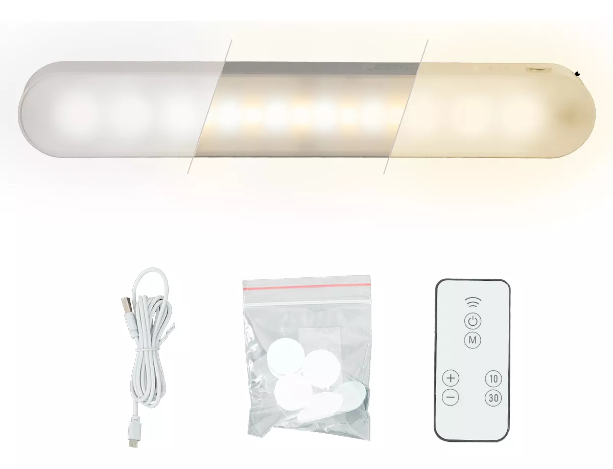 Lampara Escritorio Led De Pared Mesa Buro Recamara Magn&eacute;tica Estructura Blanca Pantalla Blanca