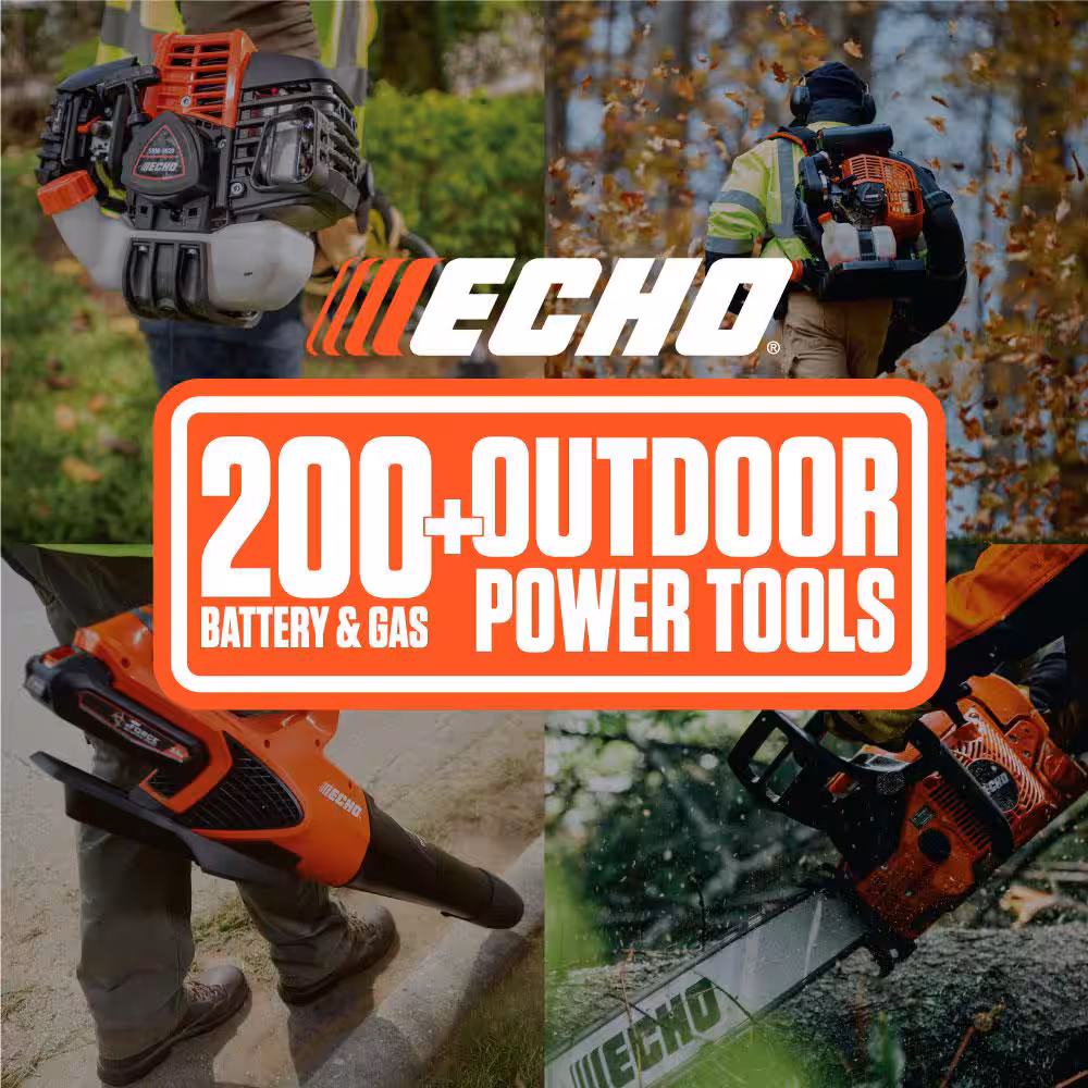 ECHO 216 MPH 517 CFM 58.2cc Gas Mochila de 2 tiempos Soplador de hojas con acelerador de tubo PB-580T