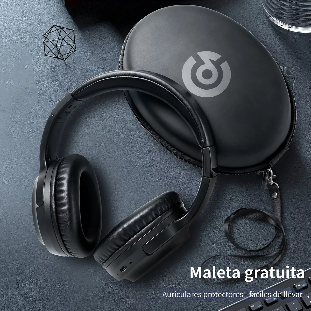 Auriculares Diadema Inalámbricos Bluetooth Con Microfono120h