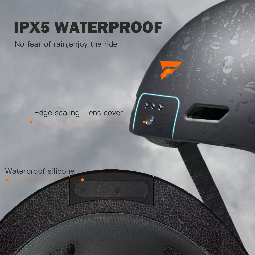 Foxwear Casco Inteligente Con Cámara 1080p Hd Para Bicicleta