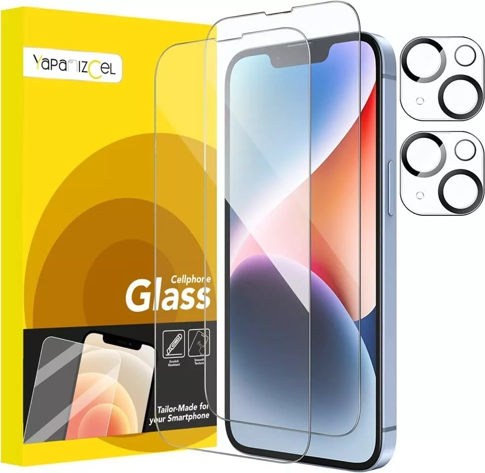 paquete 2 Unidades Mica Cristal Templado + 2 Micas Para Cámara